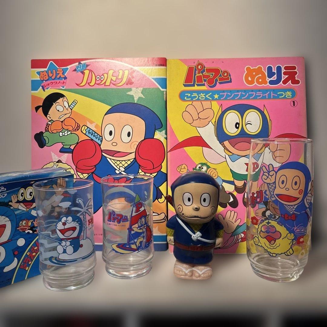 忍者ハットリくん 住友銀行 貯金箱 ソフビ - メルカリ