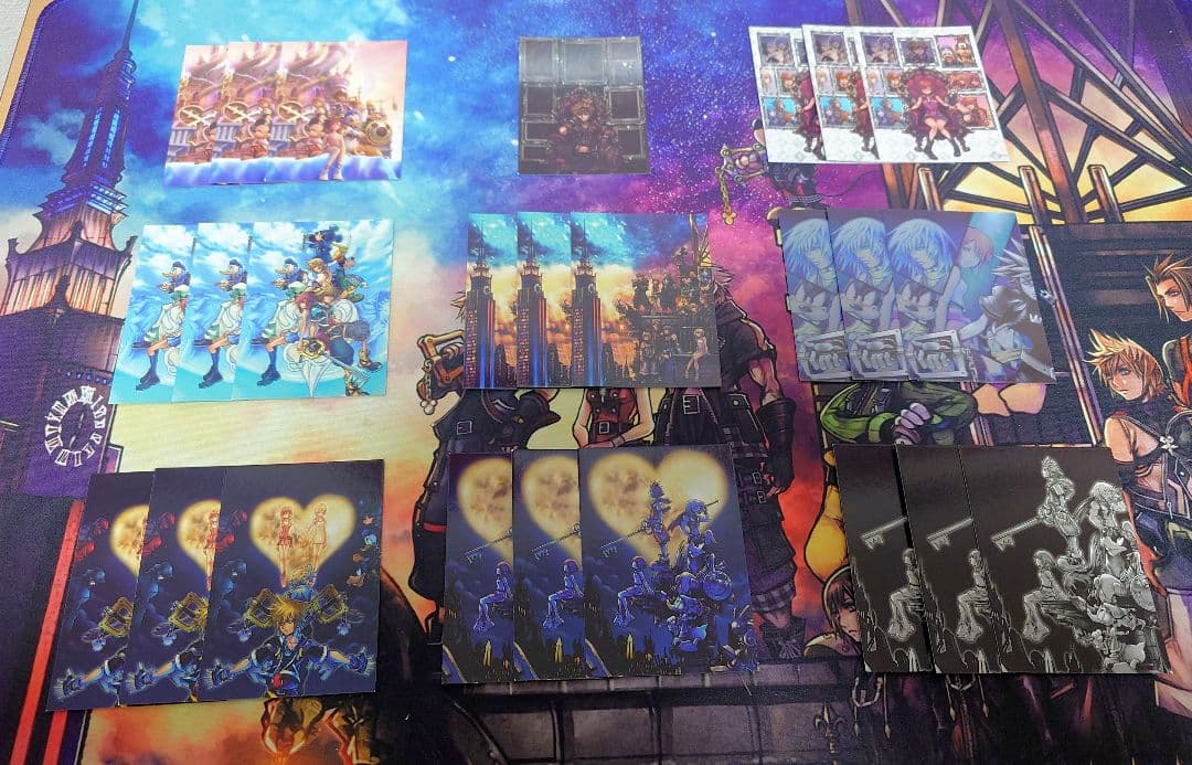 144枚『ソラ・ロクサス・ヴェントゥス』 キングダムハーツアート