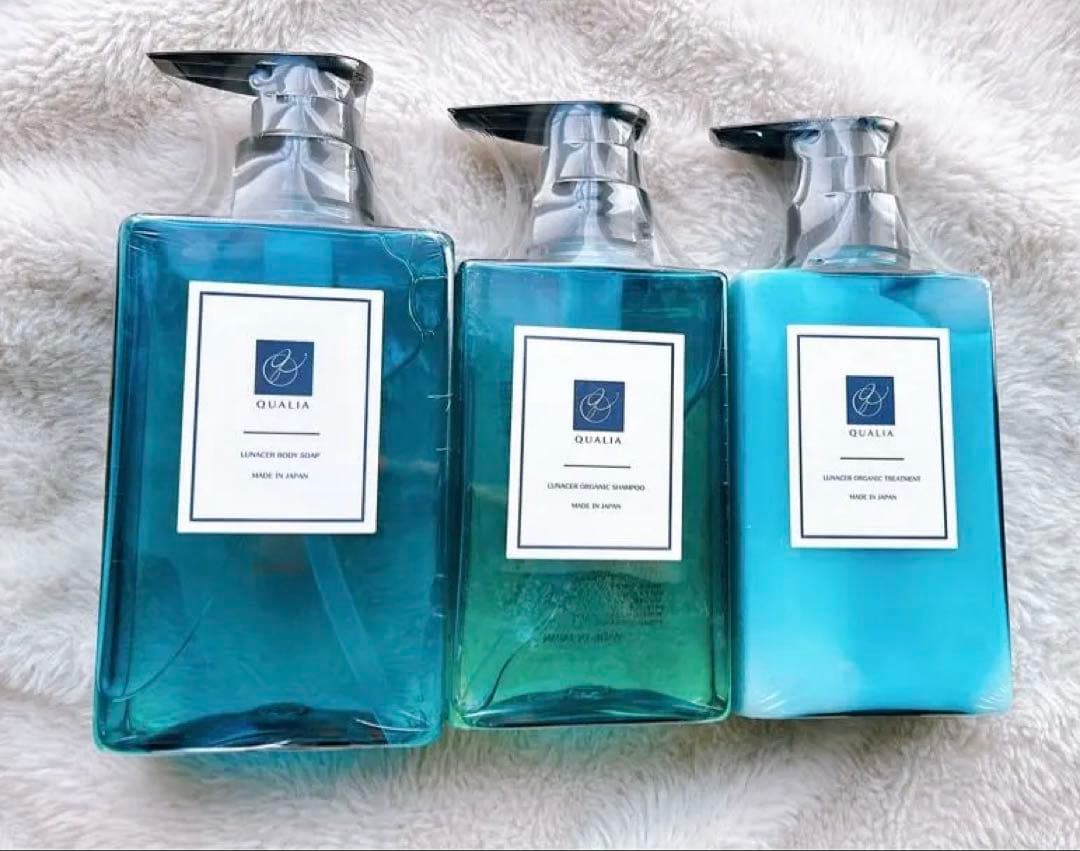 QUALIA ルナセルオーガニックシャンプー トリートメント ボディーソープ QUALIA ルナセルオーガニックシャンプー トリートメント ボディー