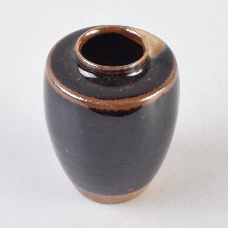 茶道具 瀬戸焼 古瀬戸 肩衝茶入 袱紗付 V 8636 - メルカリ