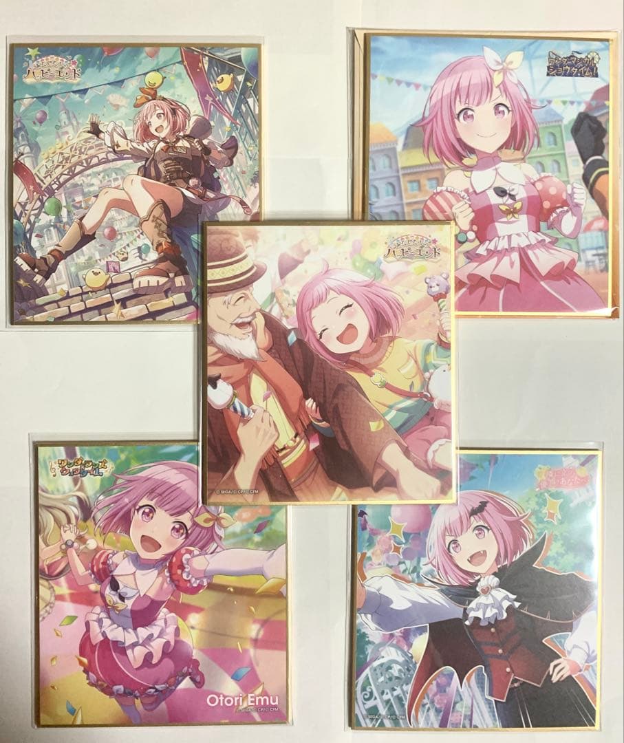 プロセカ 色紙 鳳えむ まとめ売り！5点 - メルカリ