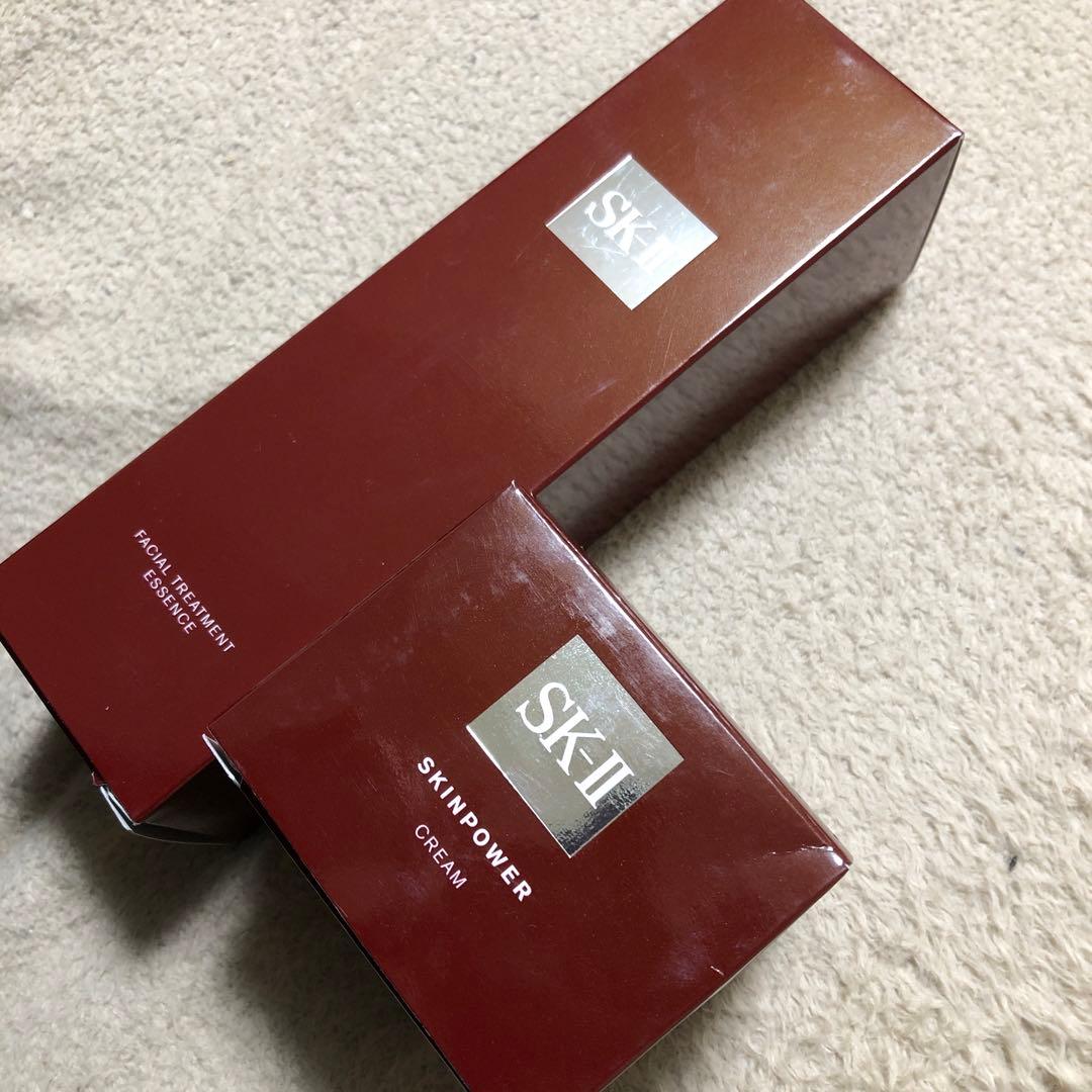 フェイシャルトリートメントとクリームセット SK-II フェイシャル トリートメント エッセンス & ジェノプティクス