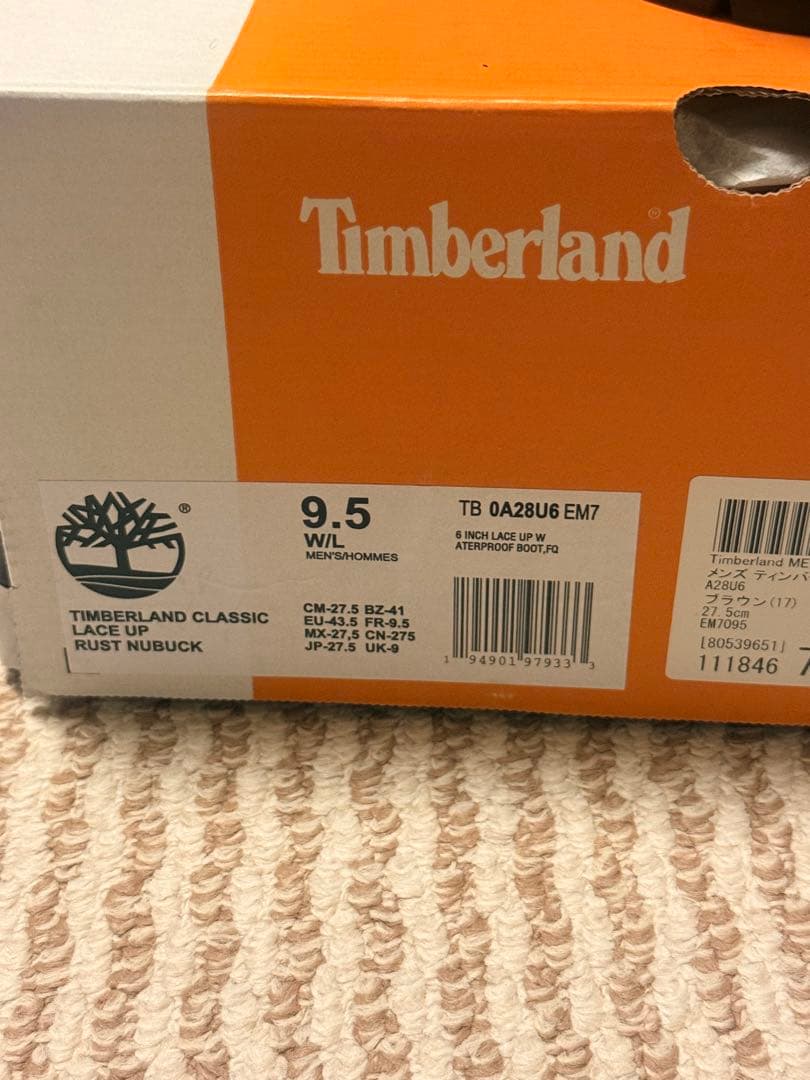靴 Timberland 6inch Waterproof Boots \"Rust\"