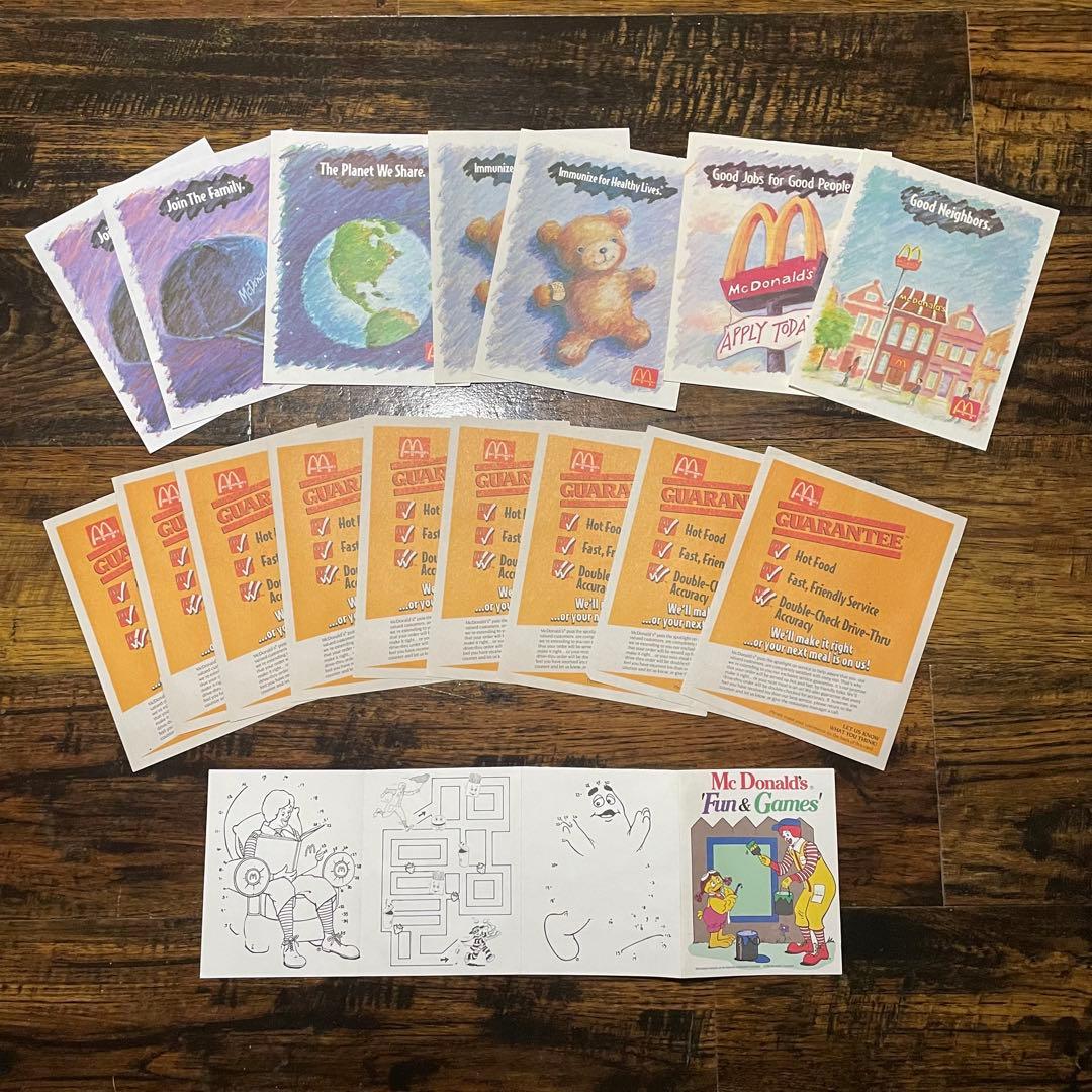 マクドナルド 看板 ポスター 雑貨 ストアディスプレイ ビンテージ