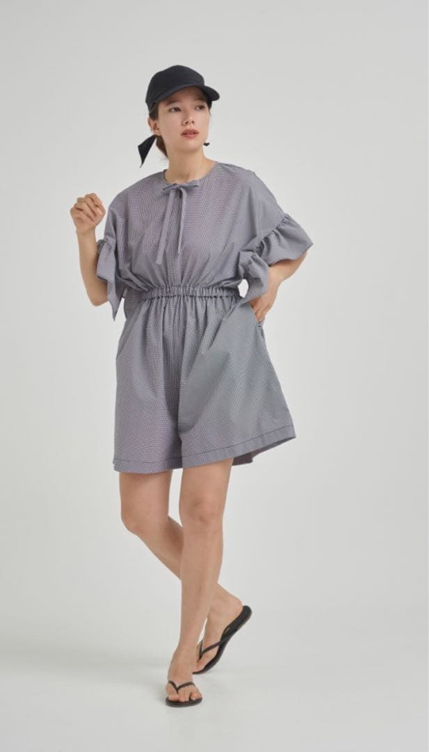 【新品未使用】yori 速乾ストレッチコンビネゾン　ブラックチェック　36 フェイクウールピンチェックブルゾン (7442709-75) | REGAL(黒) | 紳士