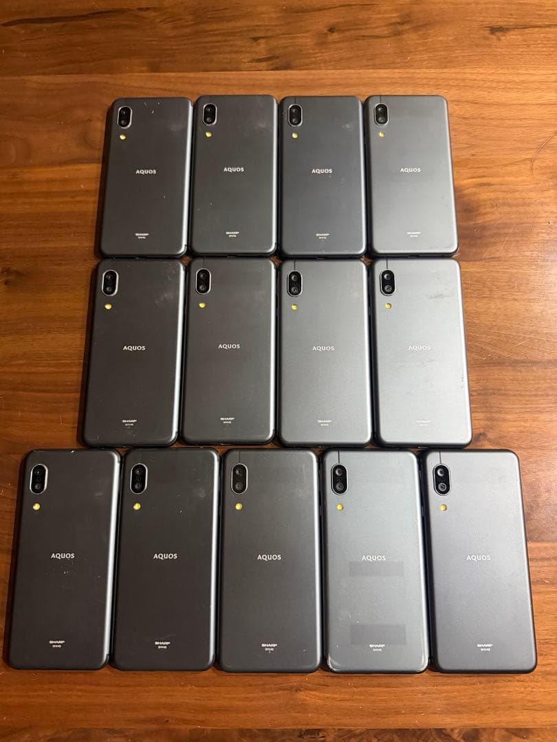 中古/大量購入可】AQUOS sense3 SHARP SHV45 13台セット Amazon | AU AQUOS sense3 SHV45 ブラック 黒 白ロム | au(エーユー