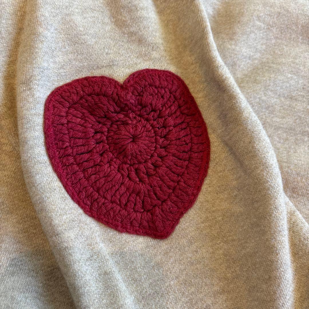 ロッタ様 RHC ロンハーマン ハートスウェット エルボーパッチ - メルカリ