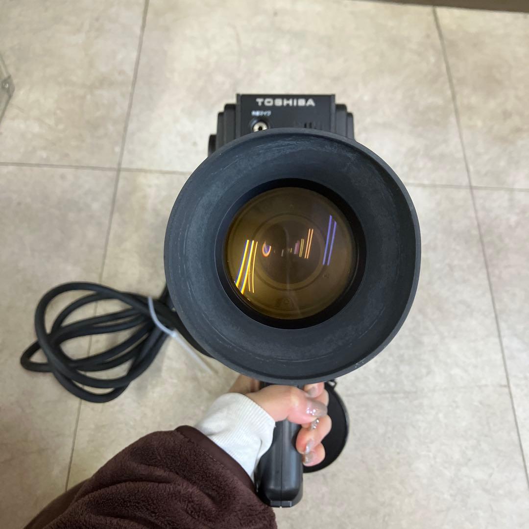 C-4 【希少当時物】東芝 カラービデオカメラ IK-2300 ハードケース付き