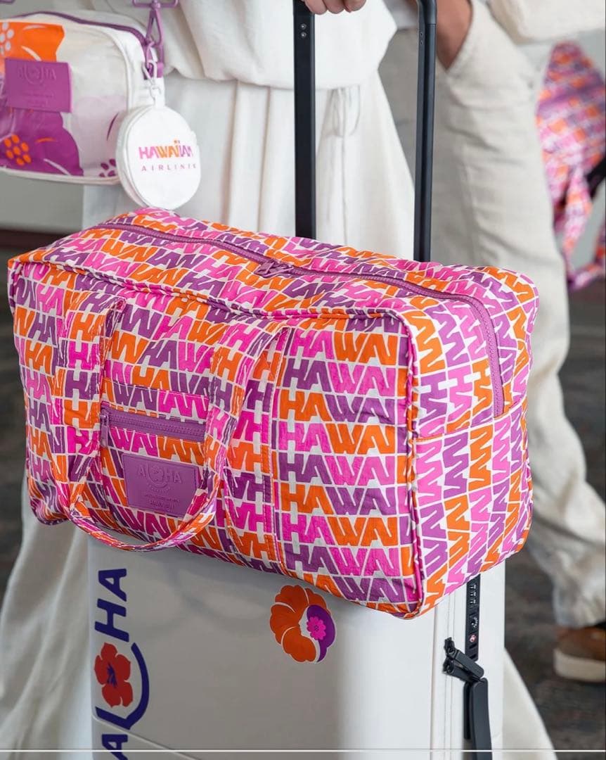 ハワイ限定アロハコレクションハワイアンエアライン バッグトート