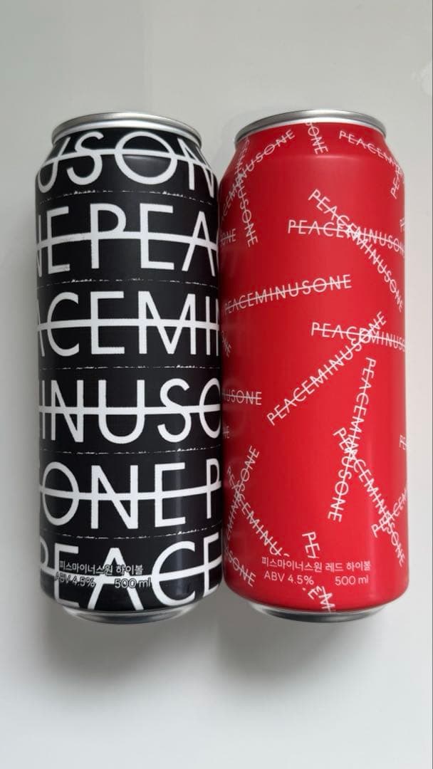 PEACEMINUSONE G-DRAGON ハイボール レッド CU 韓国限定 - メルカリ