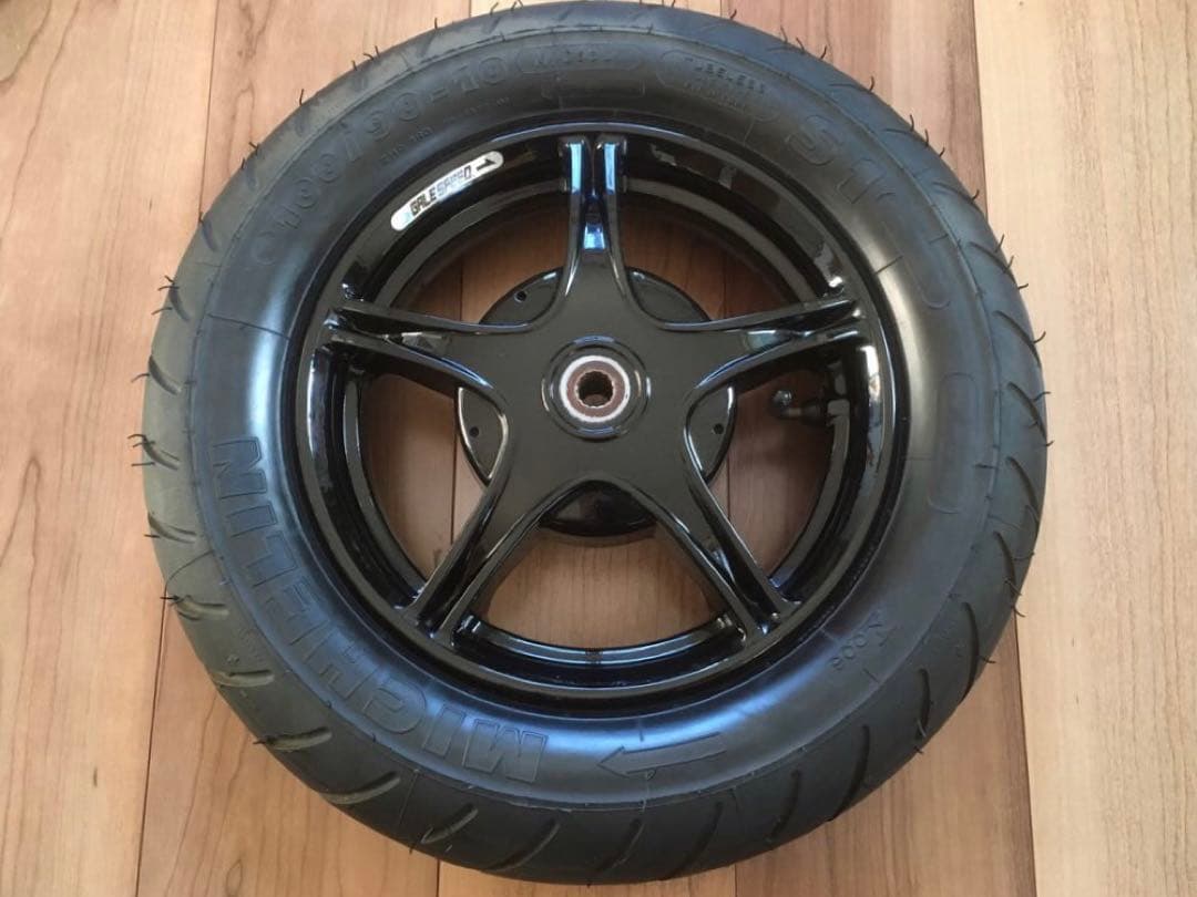 ヤマハ ジョグZRエボリューションSA16J純正リアホイール 100/90-10