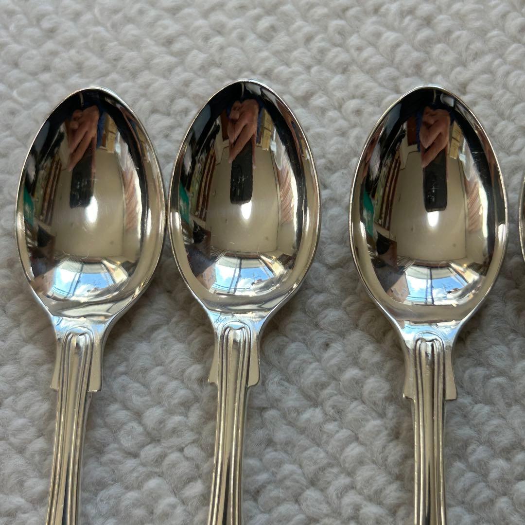 シェフィールド キングスパターン コーヒースプーン 6本セット EPNS A1