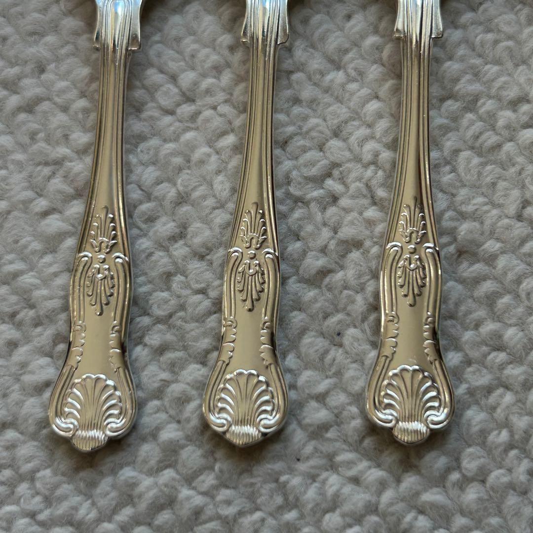 シェフィールド キングスパターン コーヒースプーン 6本セット EPNS A1