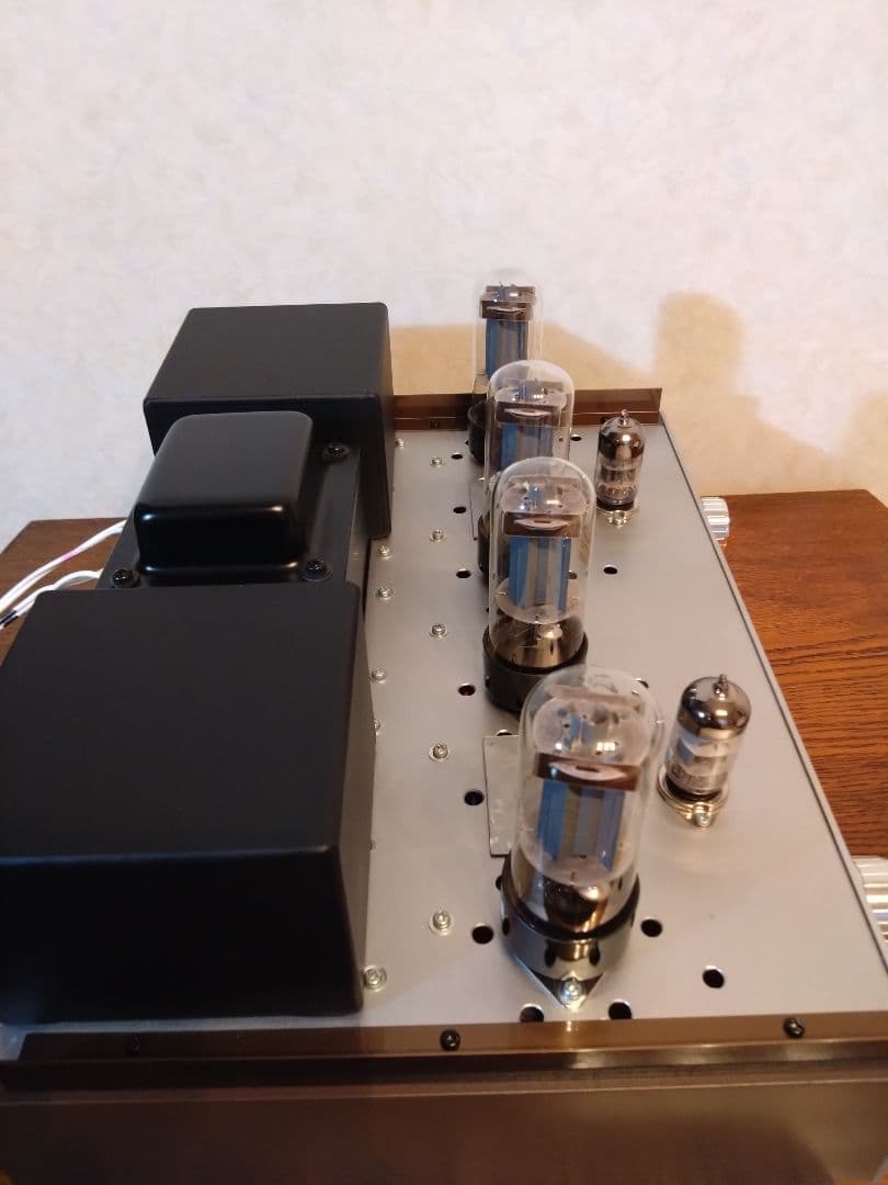 真空管6P3S（6L6等互換）プッシュプル真空管アンプ＊
