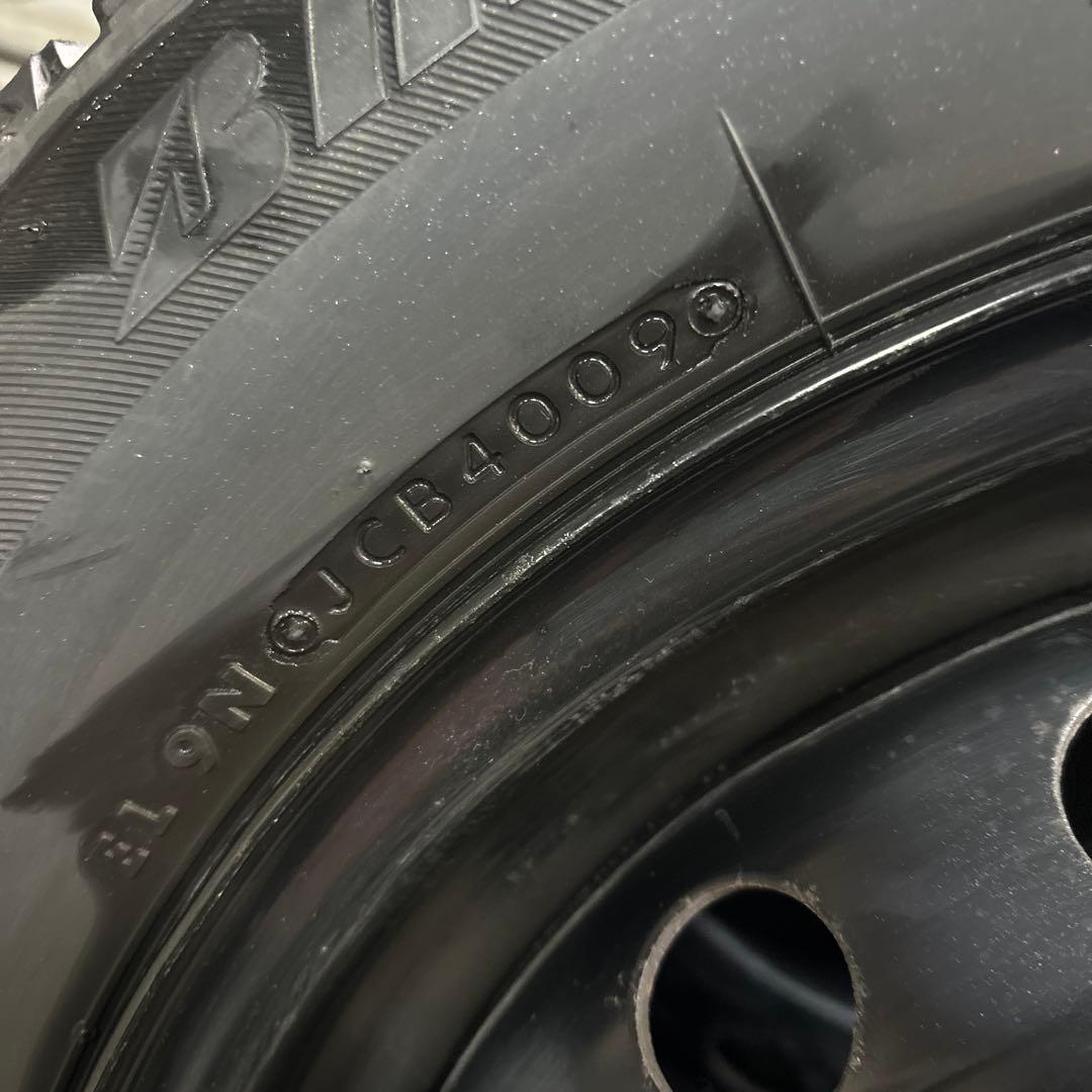 スタッドレス　15インチ　195/65/R15 鉄チンホイール　ブリヂストン