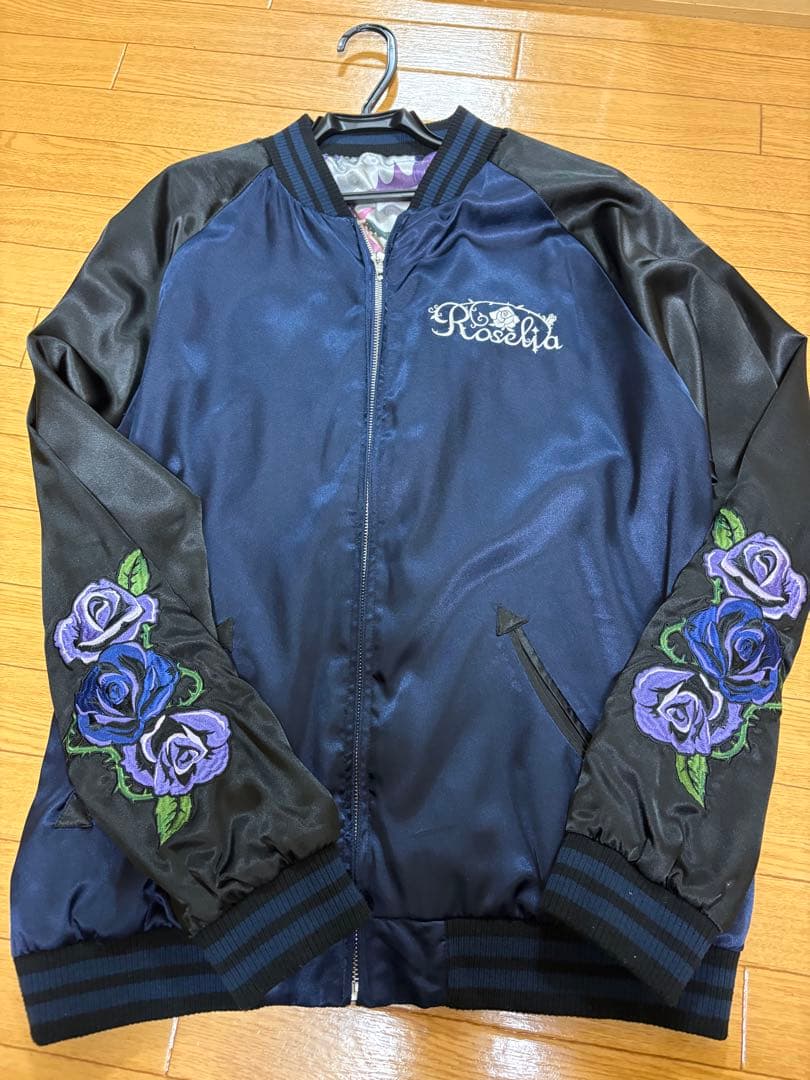 バンドリ！Roselia 刺繍入りスカジャン XLサイズ BanG Dream! スカジャン Roselia M/L/XL/XXL｜グッドスマイル