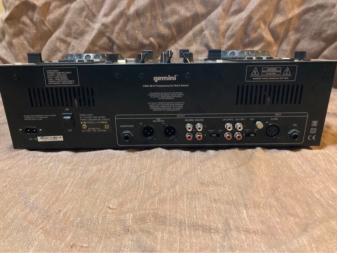 Gemini CDM-3610 DJ機材 MP3対応