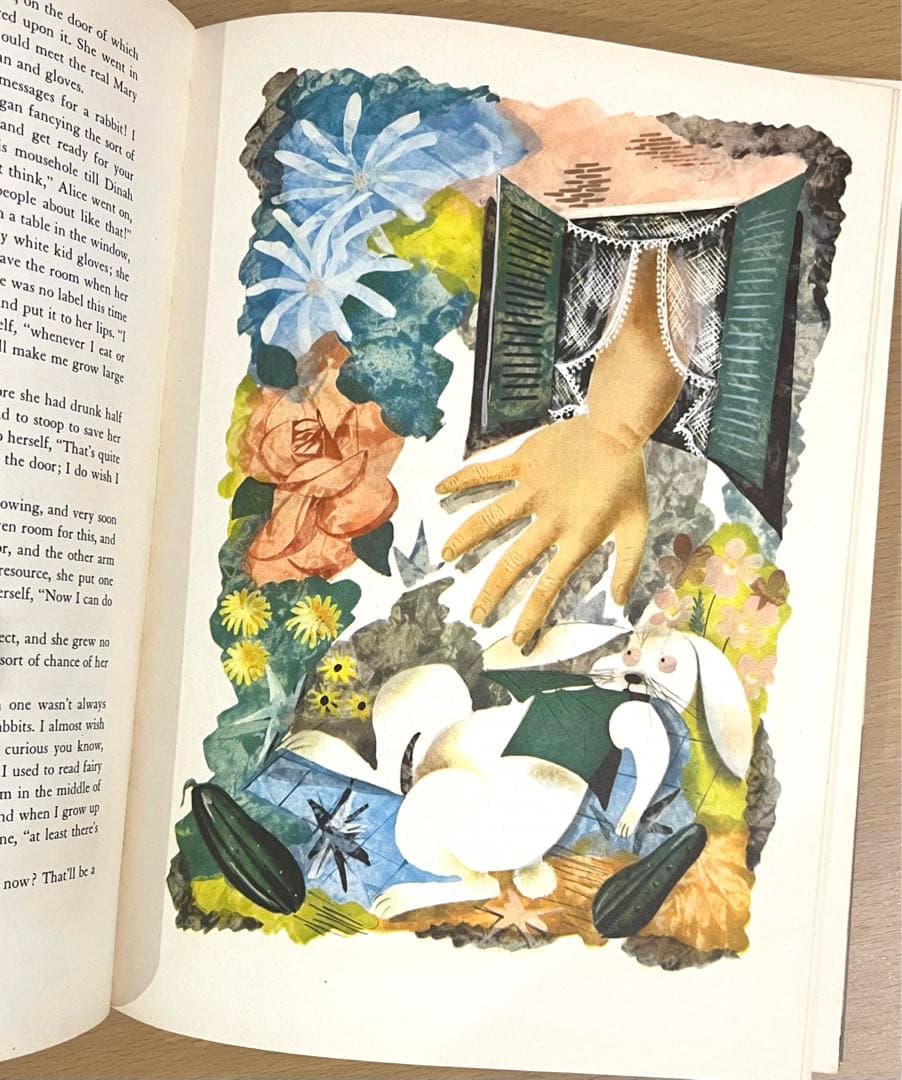 No.246 希少 古書 洋書 アンティーク 不思議の国のアリス・鏡の国の