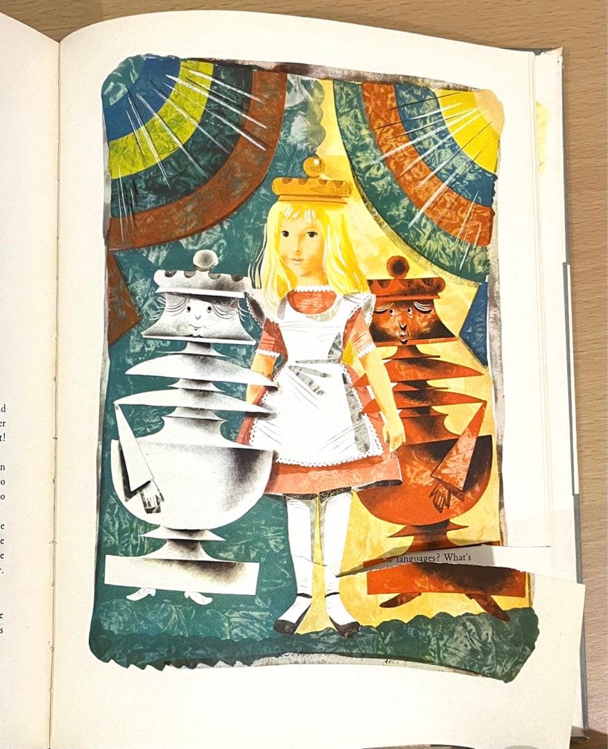 No.246 希少 古書 洋書 アンティーク 不思議の国のアリス・鏡の国の