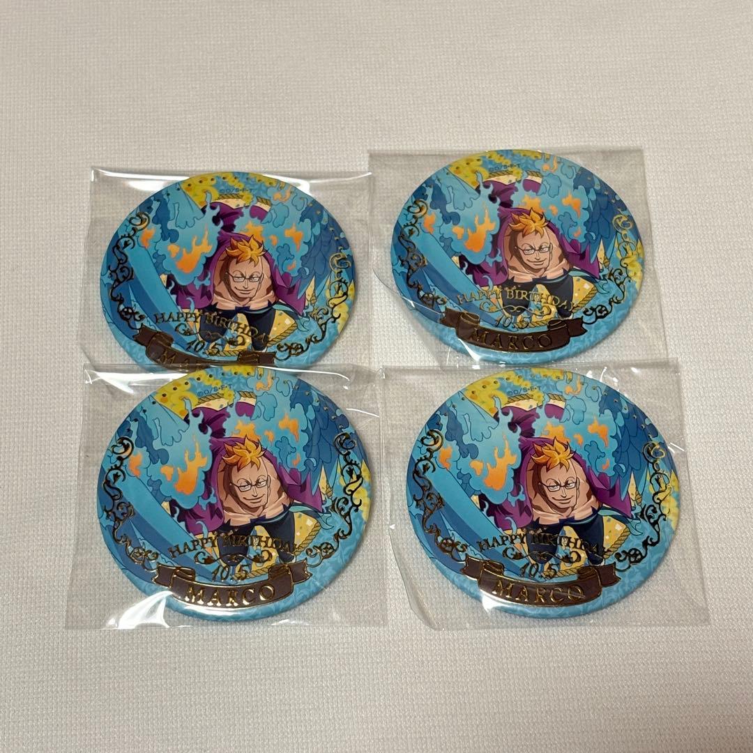 ワンピース バースデー 缶バッジ まとめ売り マルコ - メルカリ