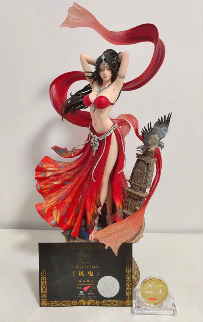 鬼刀シリーズ TES 風鈴フォンヤオ姫海琴の煙風鈴アスミ スタチュー