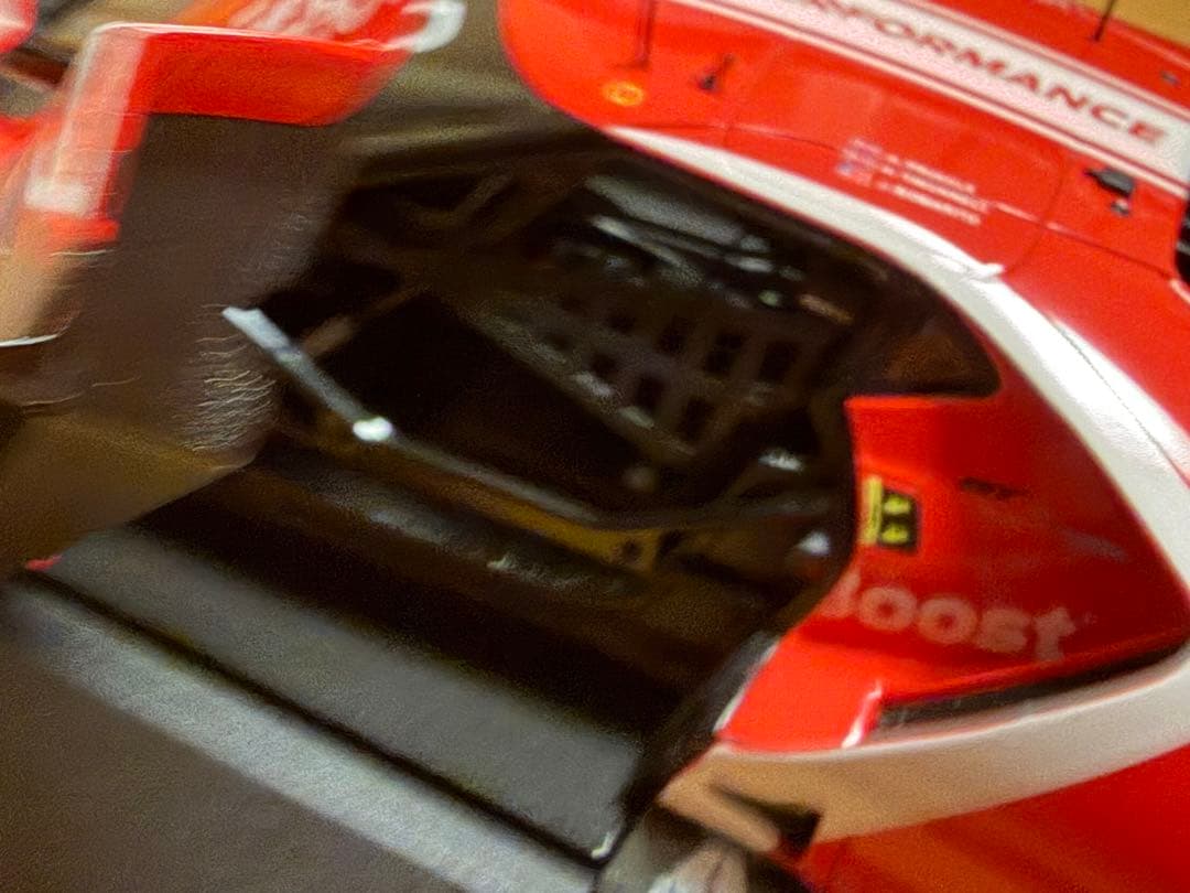 アオシマ1/24ケンメリ2Dr改！街道レーサー（レッドブル仕様）塗装済