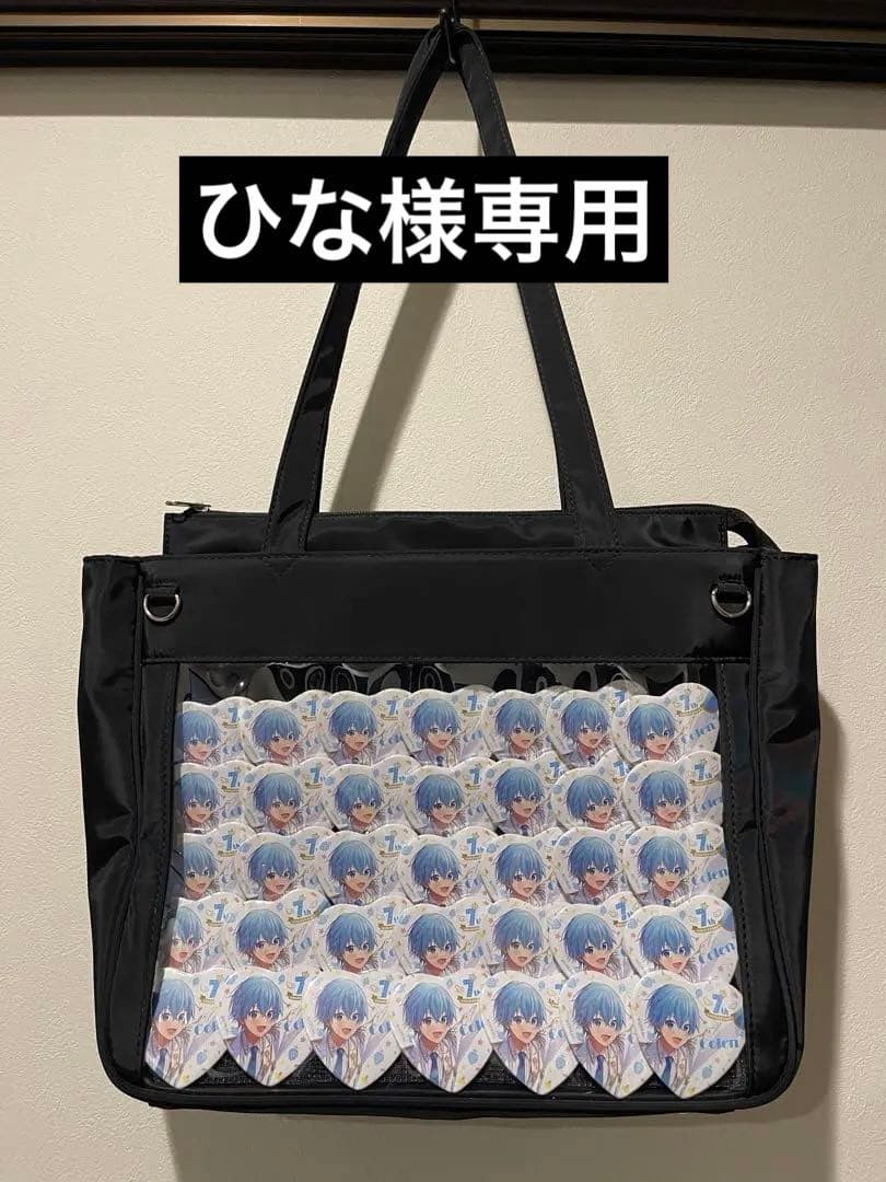 すとぷり ころんくん 痛バッグ 痛バ 7周年缶バッジ35個 - メルカリ