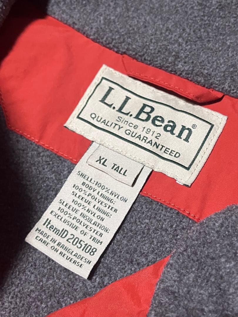 L.L.Bean シンサレート 中綿 ナイロンジャケット フリース裏地 XL