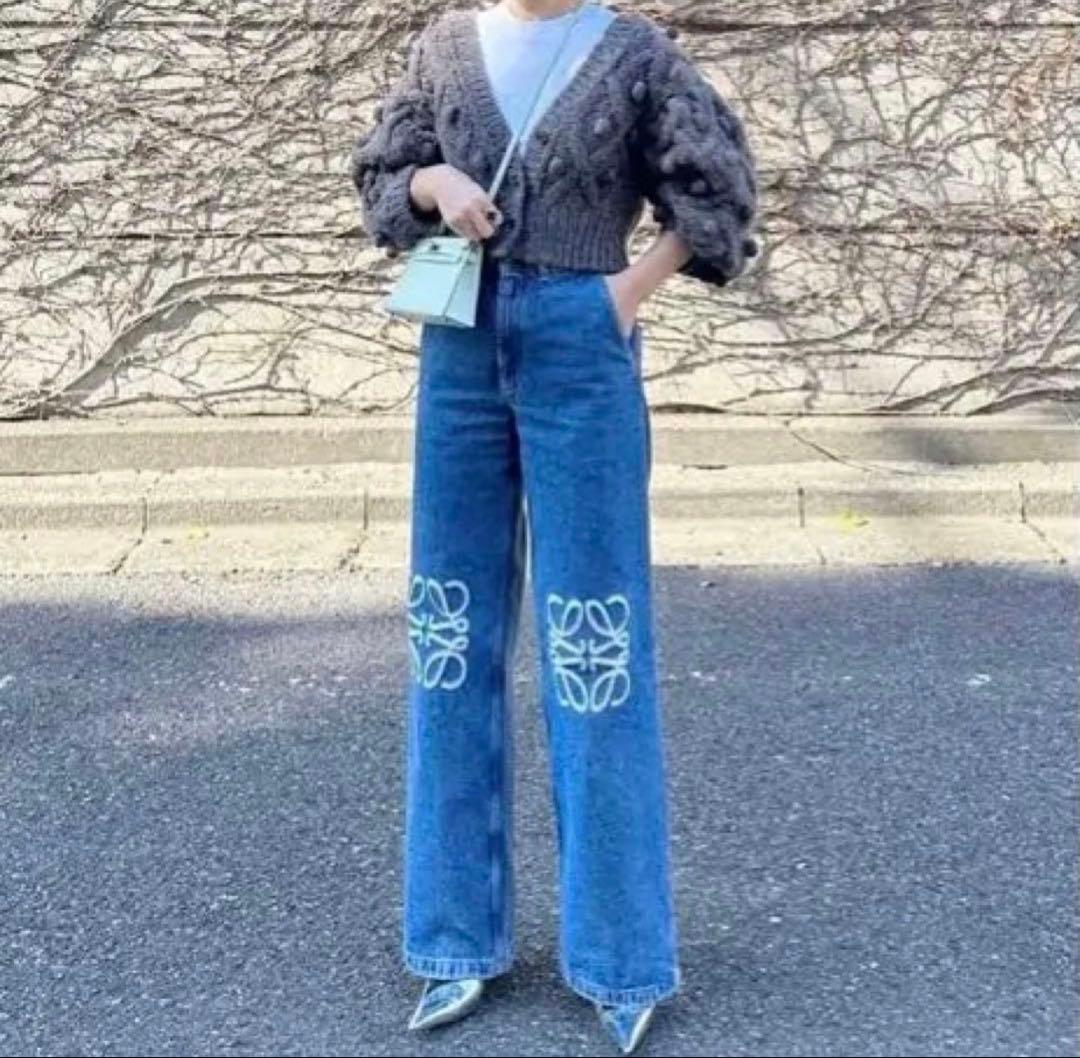 Cygne☆手編みポンポンカーディガン☆ Florent 人気完売カラー☆グレー