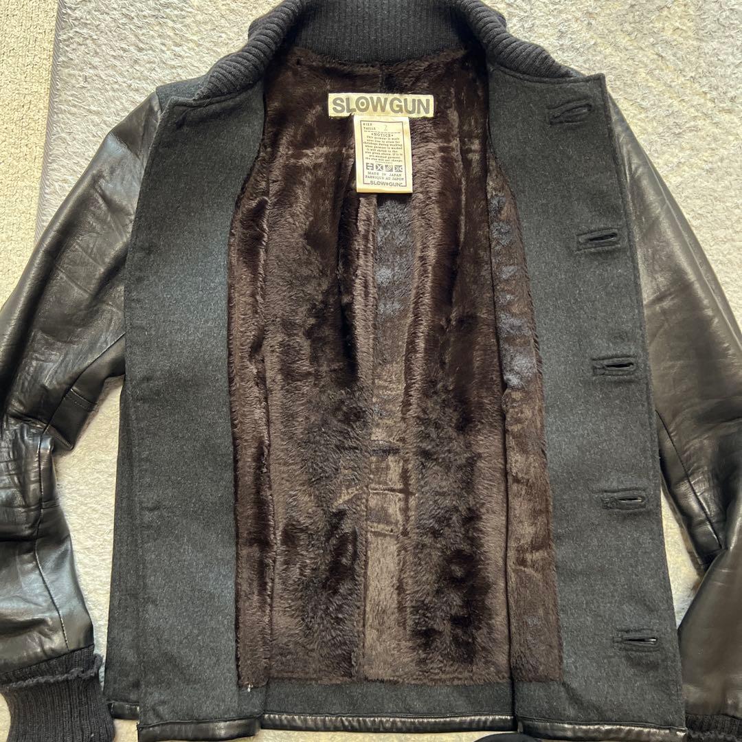 値下げ】SLOWGUN＆CO スロウガン カシミア×レザー 大人のスタジャン
