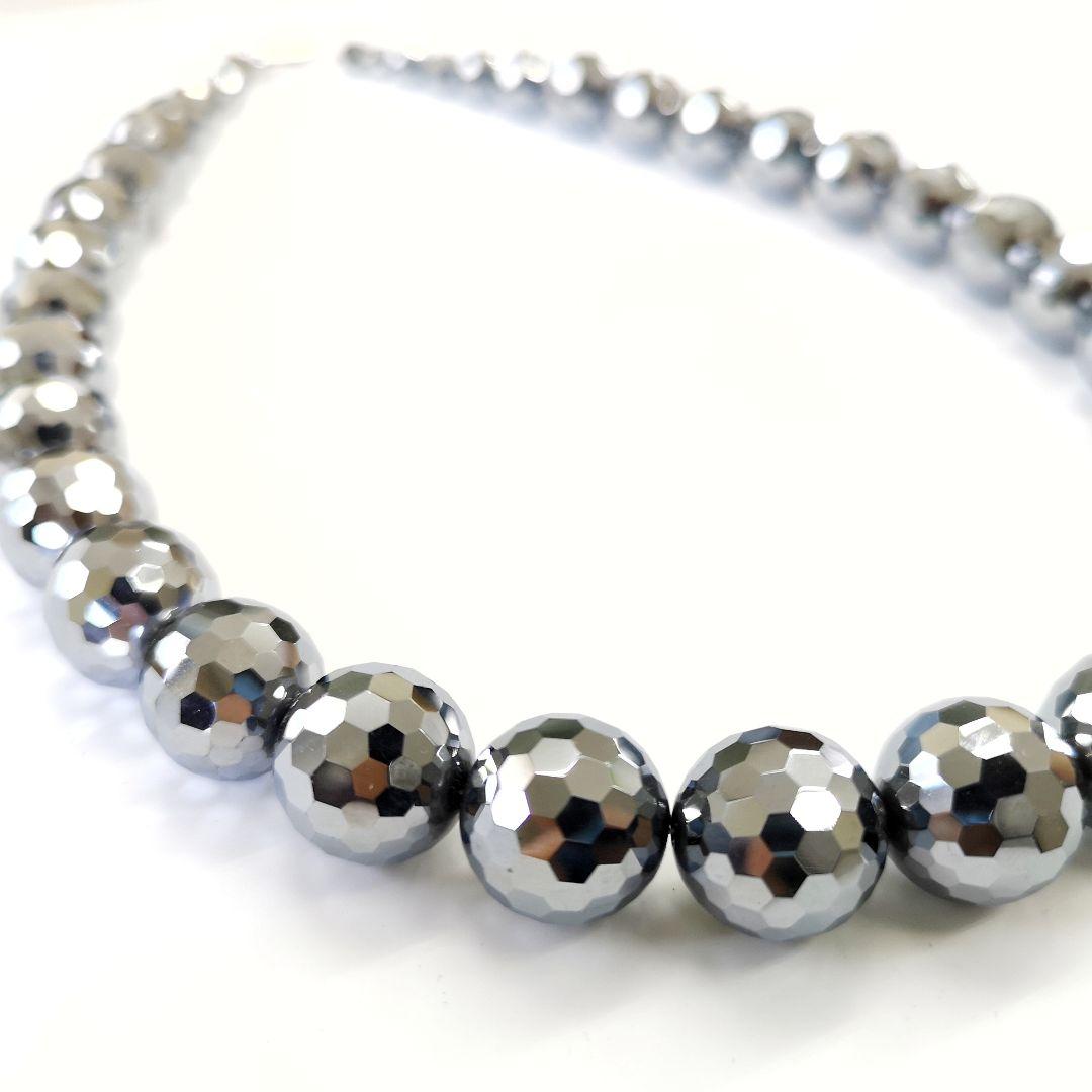 テラヘルツ14mmネックレス 52cm silver925 ミラーカット - メルカリ