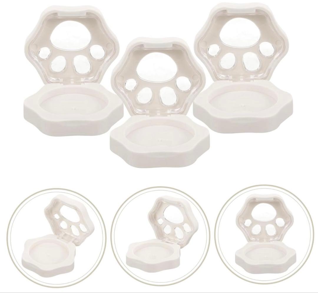 PAMINGONO 3個 アイシャドウ収納トレー ホワイト 肉球 - メルカリ