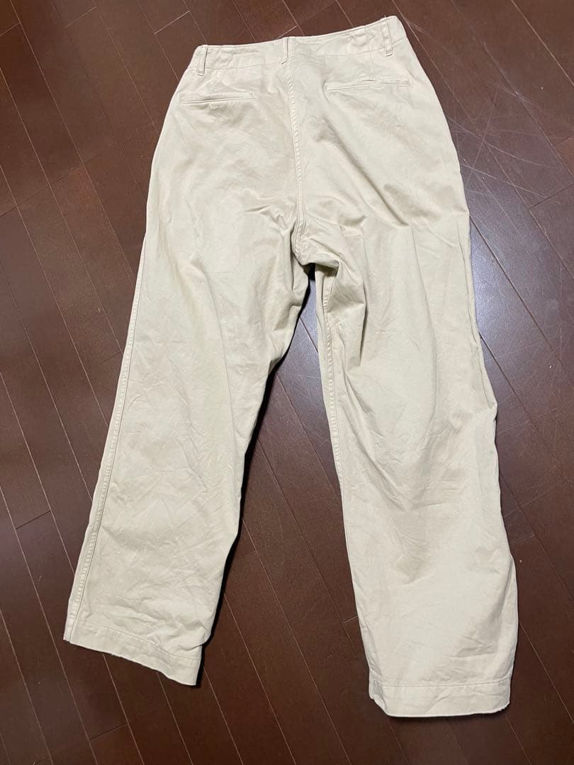 美品お値下げ】Spick & Span 樋口かほりチノワイドパンツベージュ40