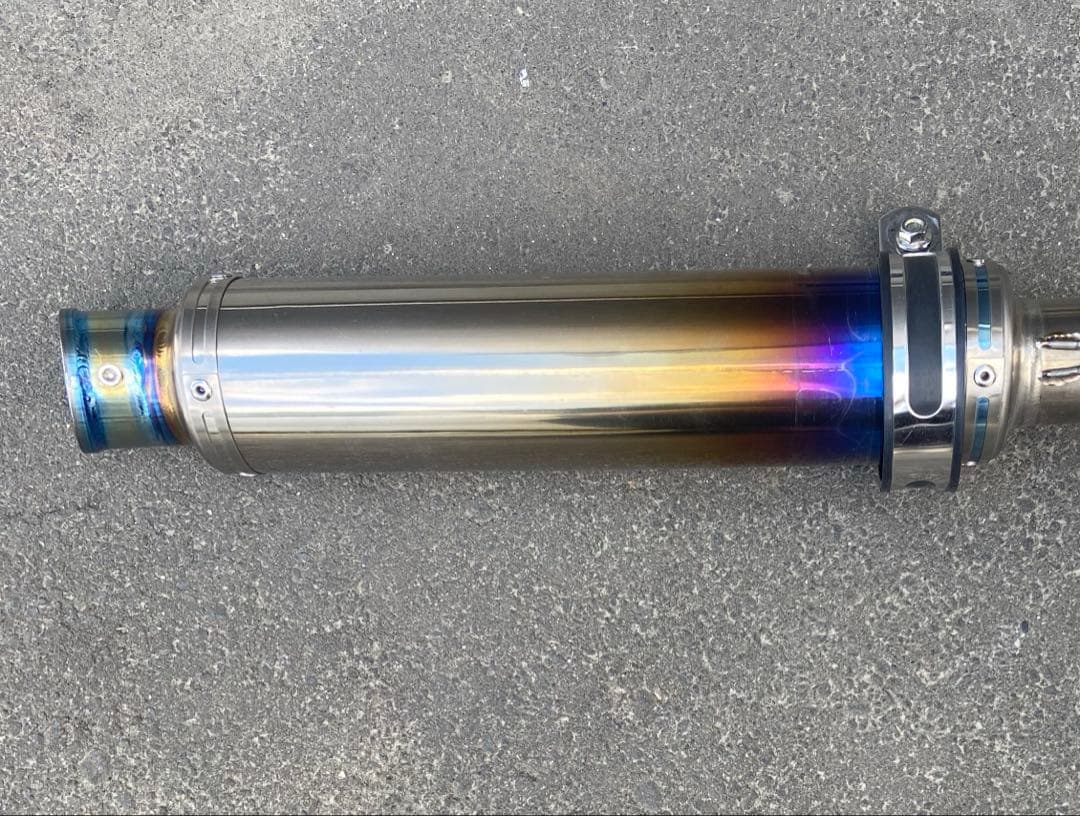 HONDA CB400 サイレンサー LCI マフラー nc42 お値下げ中！ CB400SF NC42 【飛燕】 無地 4-2-1 オリジナルマフラー サイレンサー