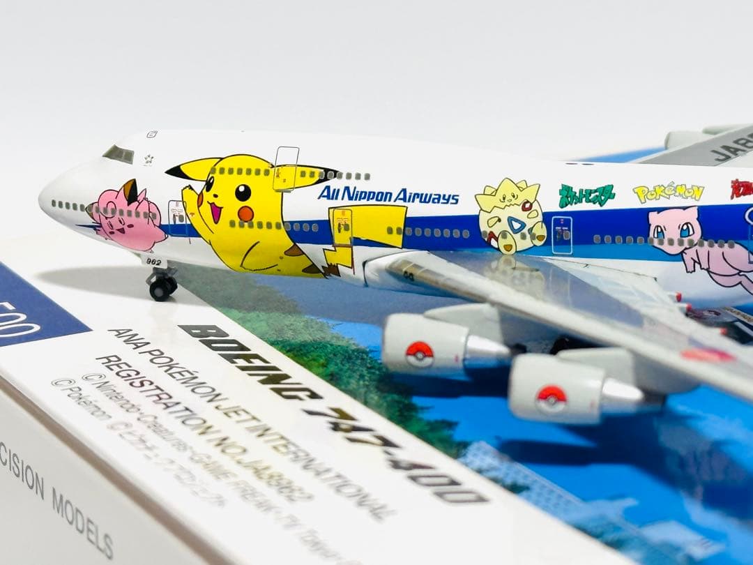 全日空商事 1/500 B747-400 ポケモンジェット NH50029 - メルカリ