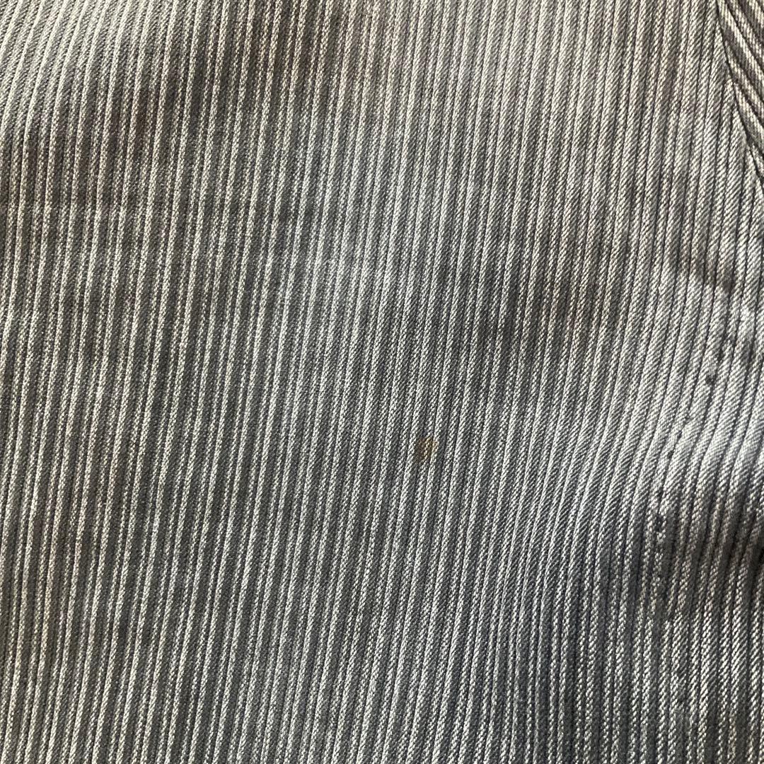 フランス ビンテージ ファーマーズパンツ ストライプ 軍 m47