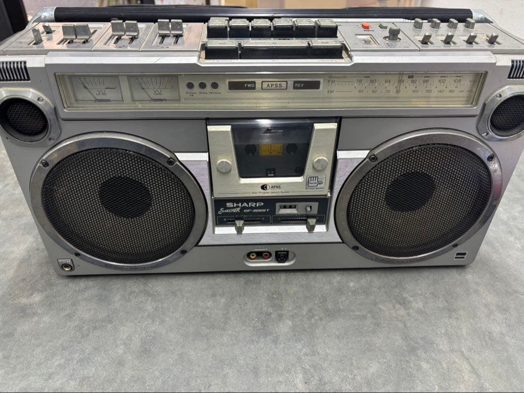 希少！SHARP ラジカセ GF-305ST 昭和レトロ 70s シルバーボディ 2026年最新】sharp gf-305の人気アイテム - メルカリ