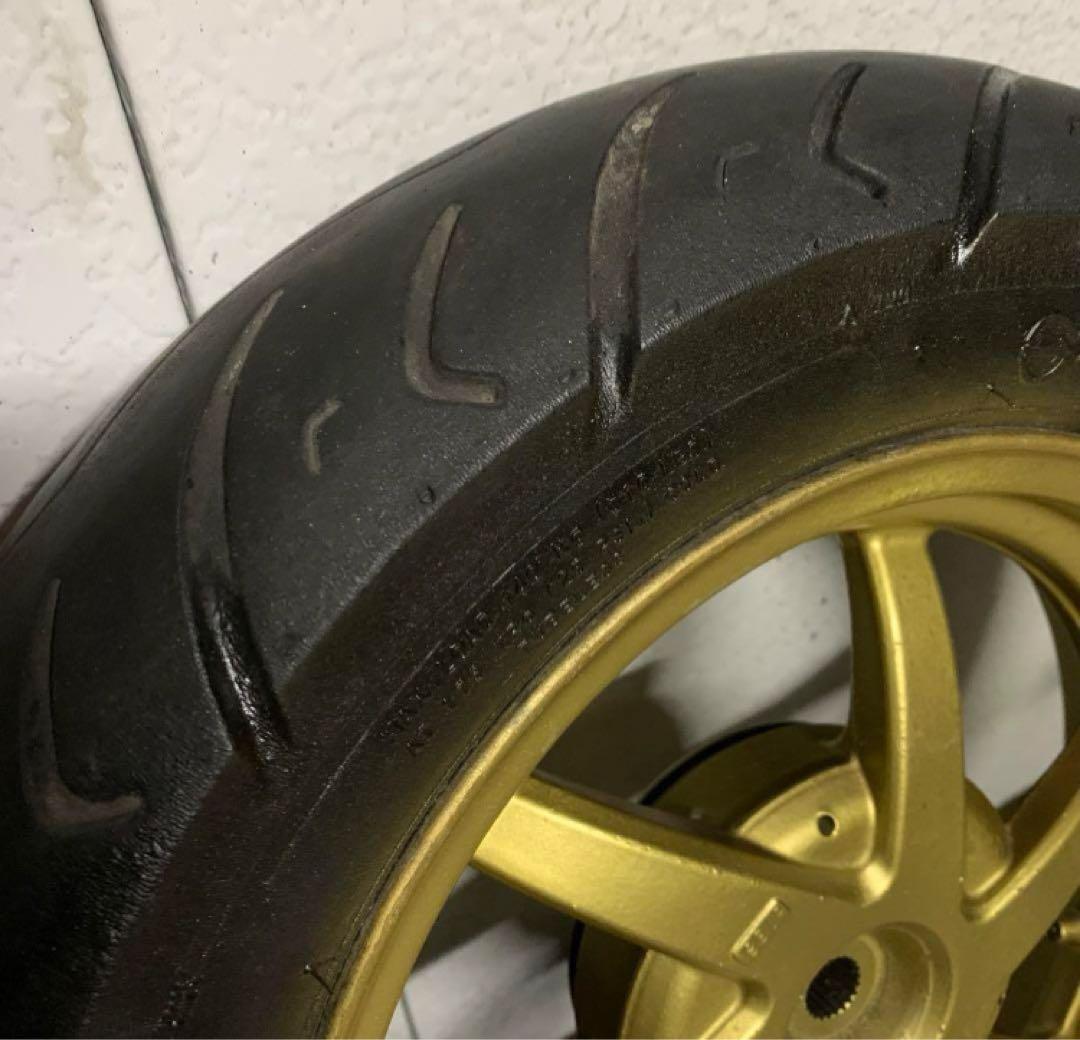 スーパーディオ AF34.35 ZX 金ホイール前後セット ズーマー ディスク化