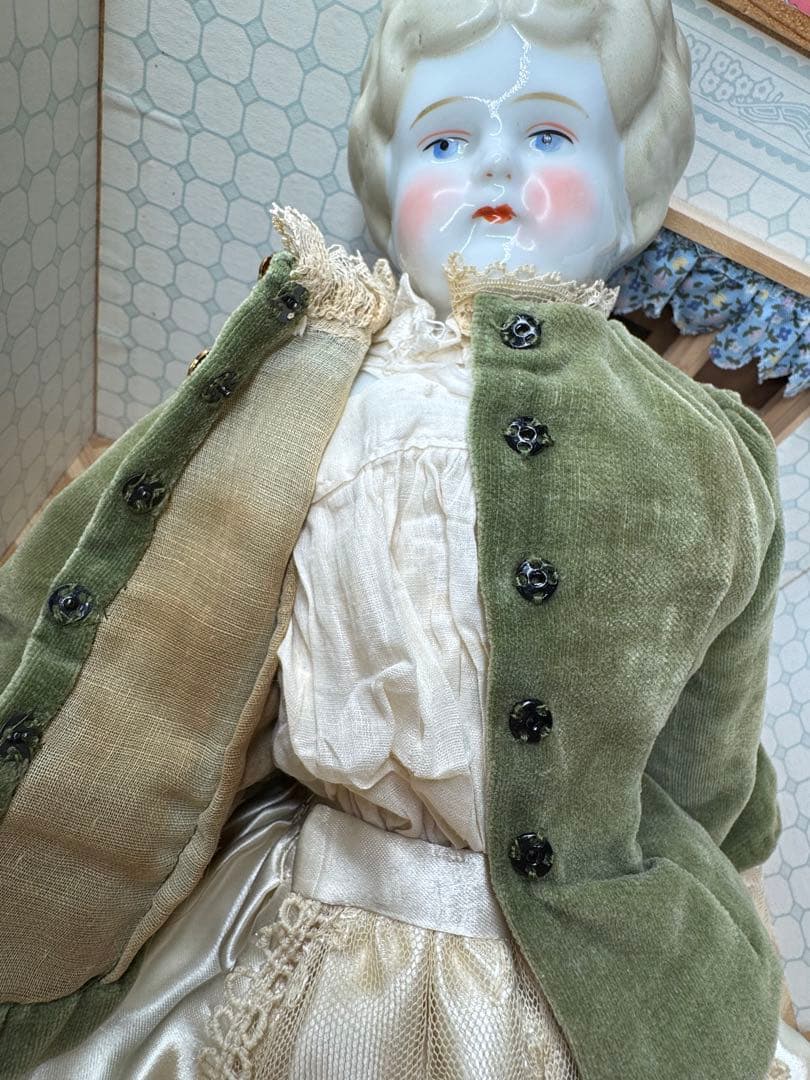 ジ*ー様 ドイツ アンティーク チャイナヘッド ドール 約50センチ