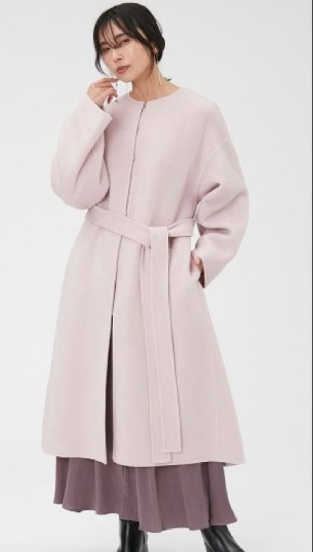 期間限定値下！【新品タグ付】FRAY I.D カシミヤ混BALLIリバーコート