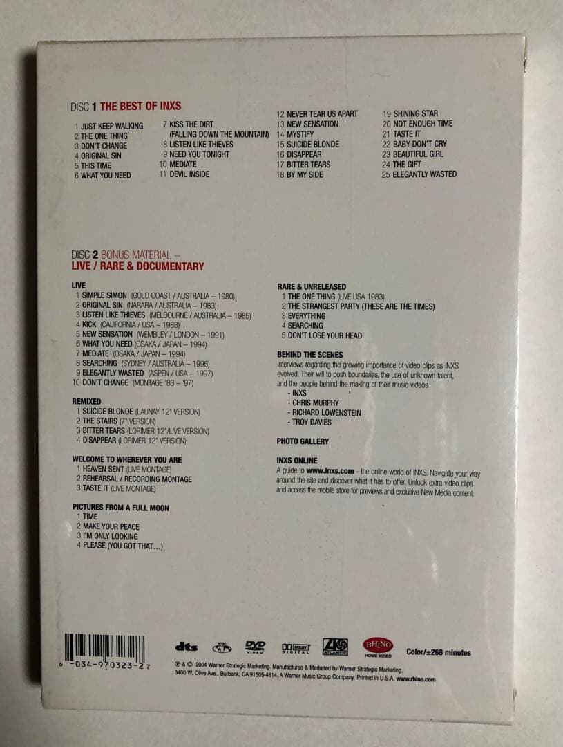 INXS Best of I'm Only Looking 未開封・未使用