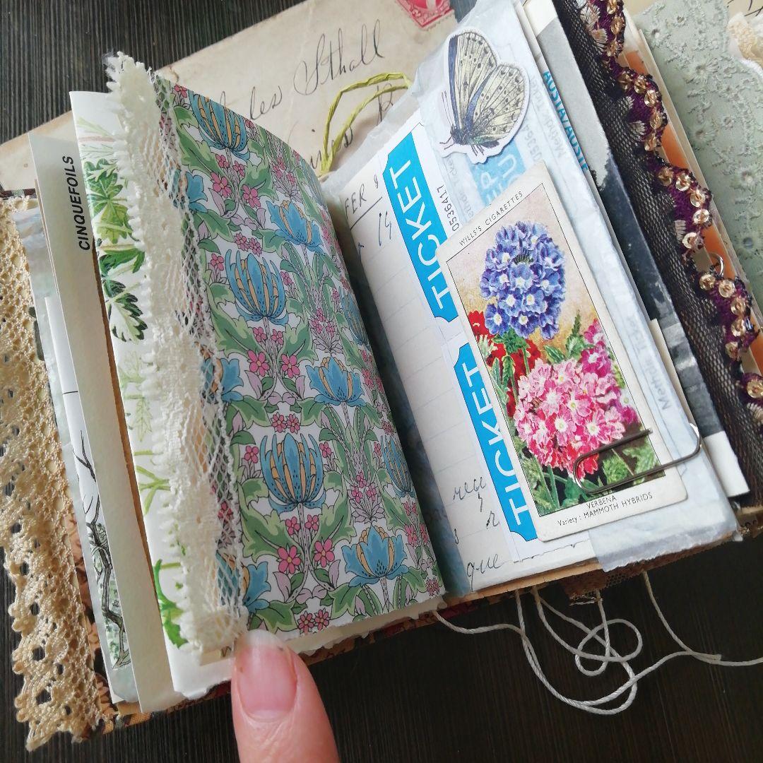 小さくて分厚いジャンクジャーナル 雑記帳 ヴィンテージ - メルカリ