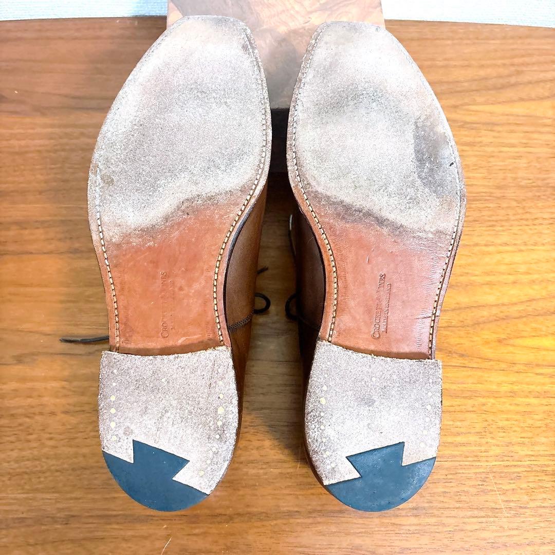 CROCKETT&JONES HALLAM ストレートチップ 7E ブラウン - メルカリ