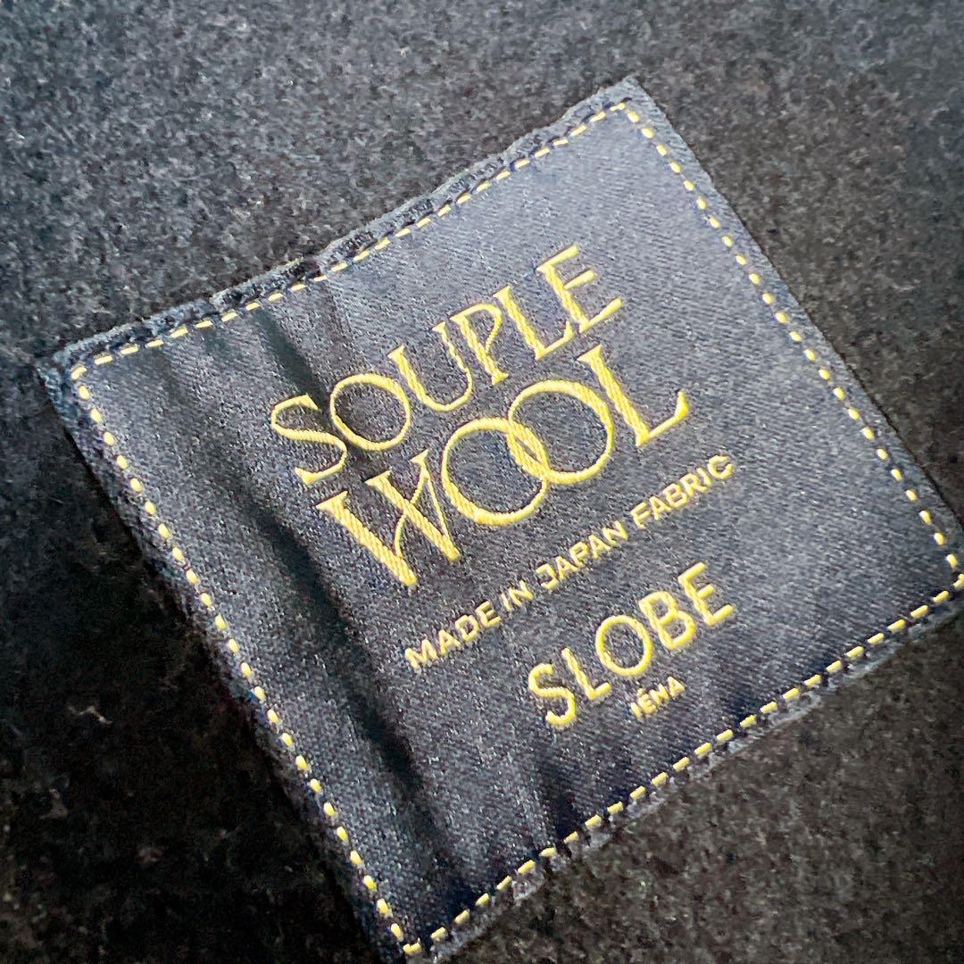《美品》スローブイエナ souple woolダブルフェイススタンドコート