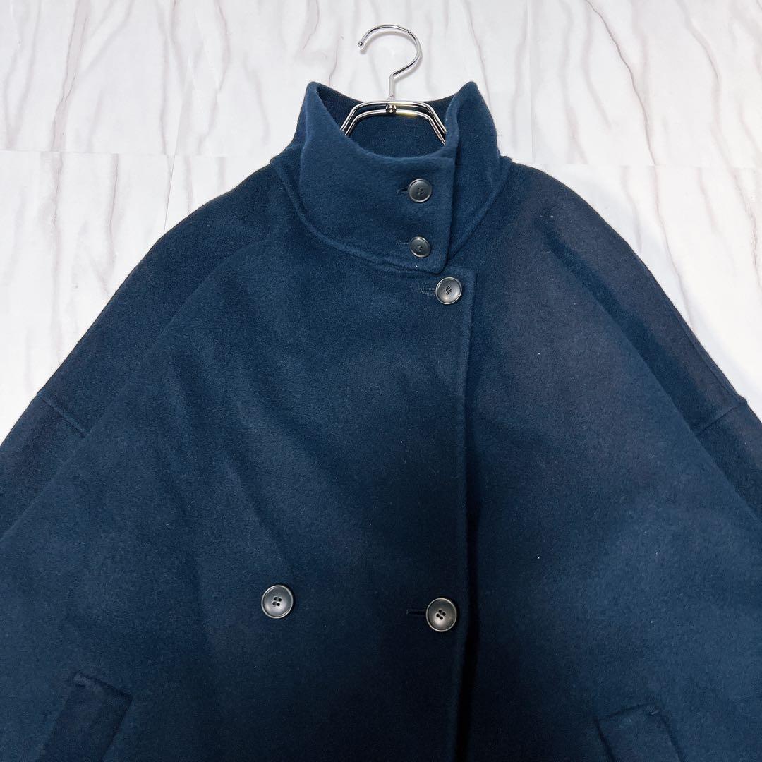 《美品》スローブイエナ souple woolダブルフェイススタンドコート