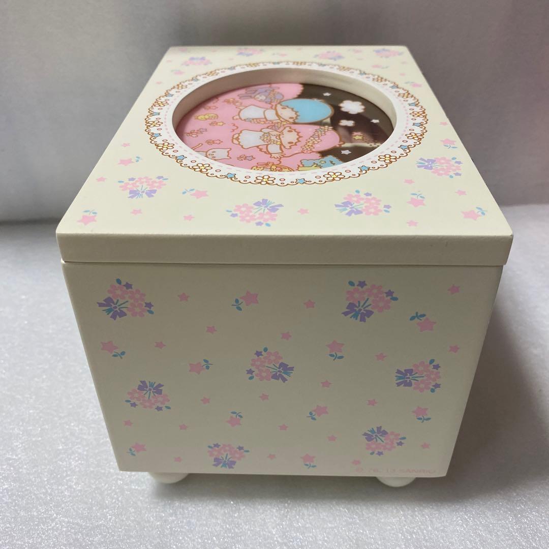 新品未使用 キキララ リトルツインスターズ 木製 チェスト