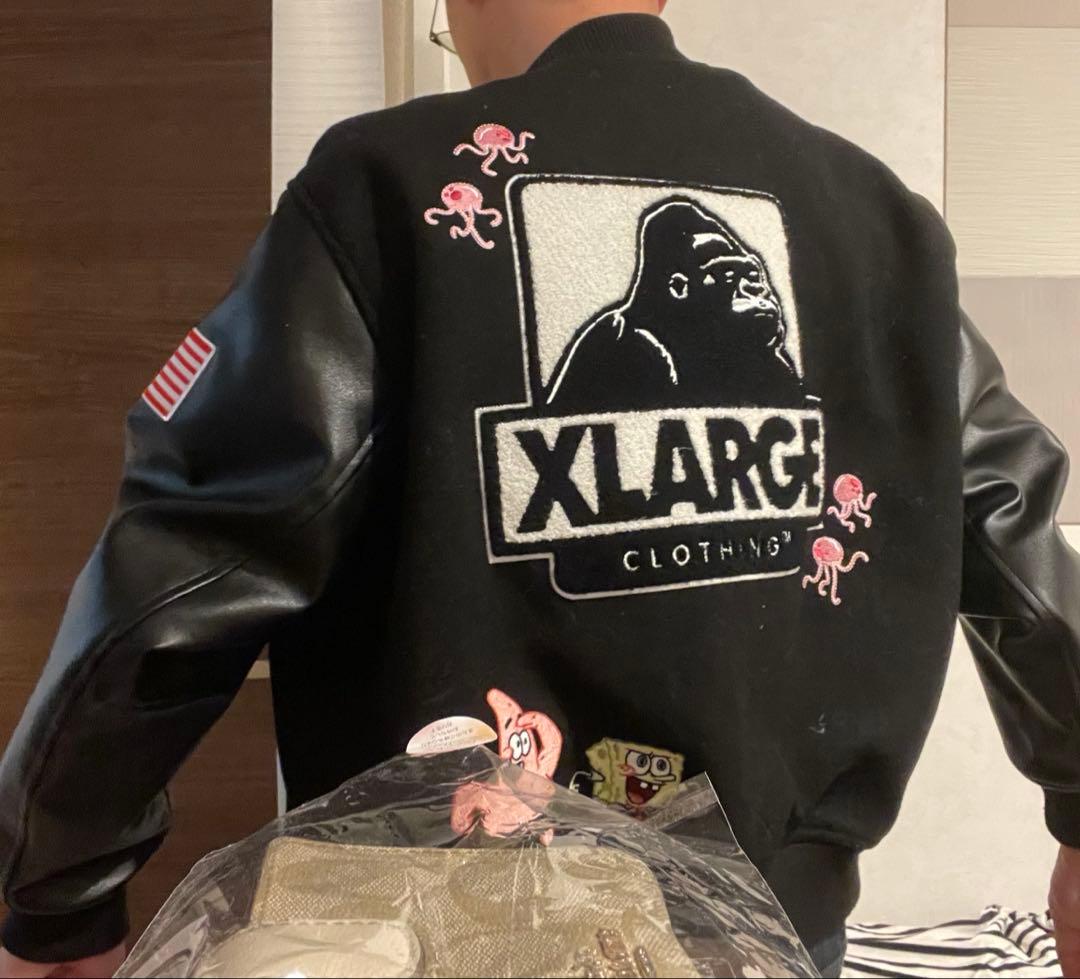 XLARGE×SpongeBob VARSITY JACKET 完売品 - メルカリ