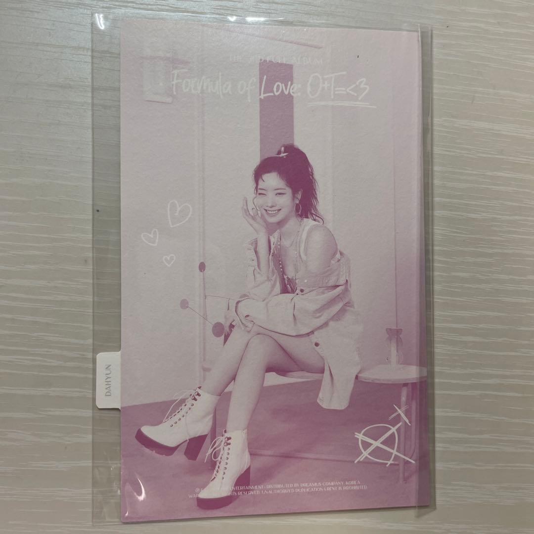 twice ダヒョン scientistポストカード - メルカリ