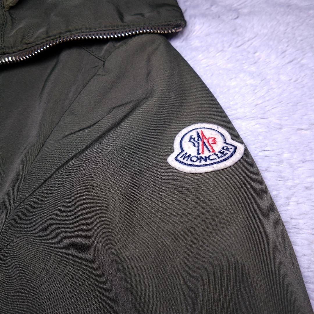 美品モンクレール、モッズコートジャケット、ダブルジップ、ルーマニア