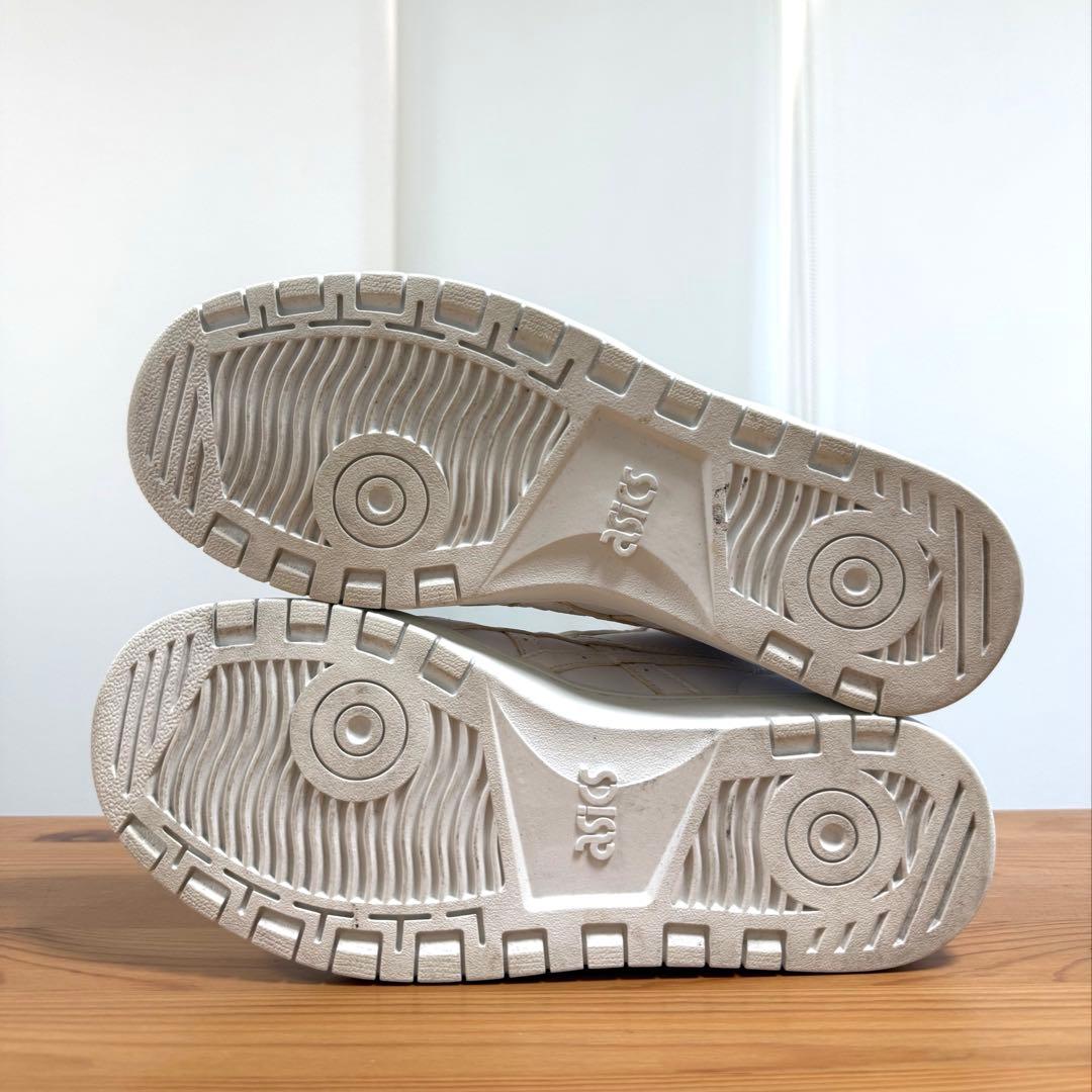 【美品】 アシックス ジャパンL 24.5cm ホワイト/ホワイト